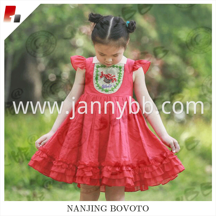 red embroidery dress03